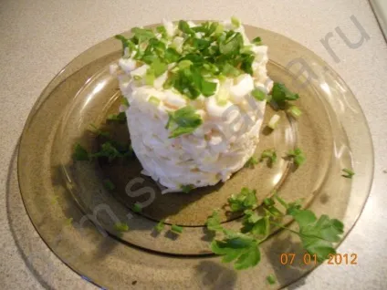 Салати з кальмарами