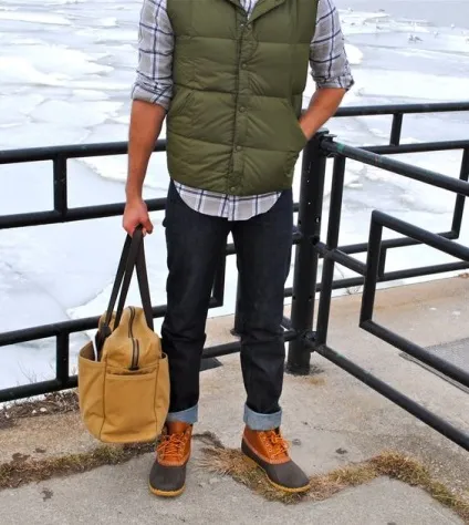 З чим носити дутий жилет, men - s outfits (outfits) З чим носити дутий жилет, men - s outfits
