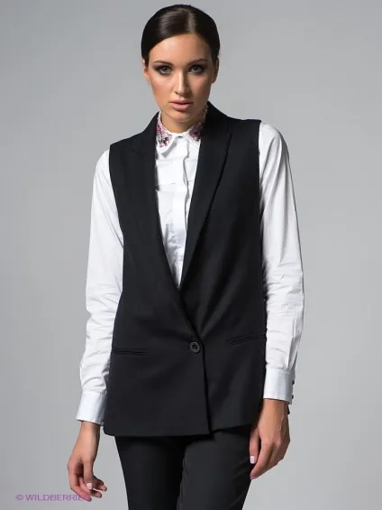 З чим носити чорний довгий жилет - ідеальне рішення для багатьох (носити) З чим носити чорний довгий жилет - ідеальне рішення для багатьох