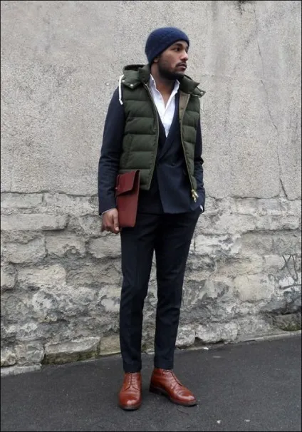 З чим носити дутий жилет, men - s outfits (outfits) З чим носити дутий жилет, men - s outfits