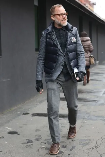 З чим носити дутий жилет, men - s outfits (дутий) З чим носити дутий жилет, men - s outfits