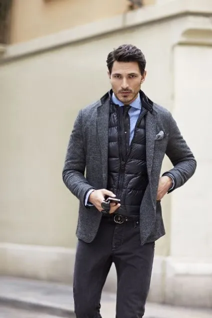 З чим носити дутий жилет, men - s outfits (носити) З чим носити дутий жилет, men - s outfits