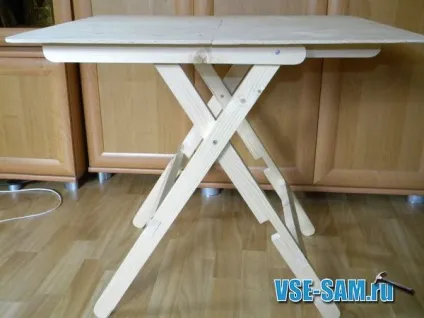 Складаний столик на природу - зроби сам своїми руками вироби, саморобки (відстані нижній частині ніжок) Складаний столик на природу - зроби сам своїми руками вироби, саморобки