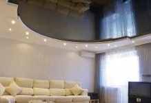 Сучасні стелі в кімнаті рішення в квартирах, фото стильною обробки, системи хай-тек і модерн (квартирах) Сучасні стелі в кімнаті рішення в квартирах, фото стильною обробки, системи хай-тек і модерн
