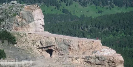 США crazy horse memorial - шалений кінь у чорних пагорбів або незакінчений меморіал непримиренному (memorial) США crazy horse memorial - шалений кінь у чорних пагорбів або незакінчений меморіал непримиренному