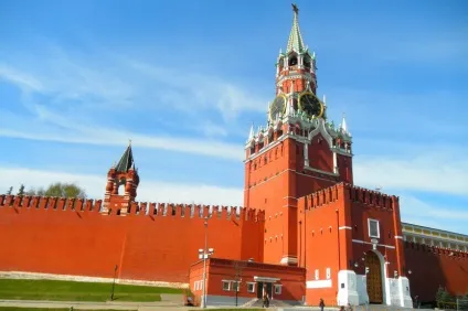 Спаська вежа московського кремля опис (куранти) Спаська вежа московського кремля опис