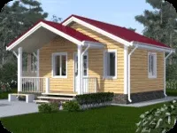 Будівництво заміських будинків з бруса, проекти і ціни від компанії «Домата»