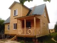 Будівництво заміських будинків з бруса, проекти і ціни від компанії «Домата»