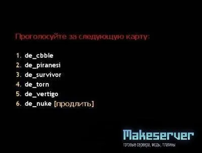 Super mapchooser - все для вашого cs сервера