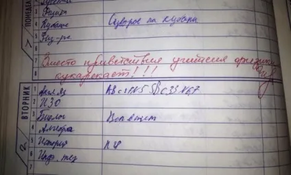 30 Несподіваних записів в шкільних щоденниках, які розсмішили навіть батьків (щоденниках) 30 Несподіваних записів в шкільних щоденниках, які розсмішили навіть батьків