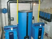 Схеми каскадного підключення опалювальних газових котлів