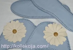 Тапочки зі шкіри своїми руками