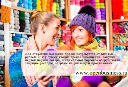 Свій бізнес відкриваємо магазин пряжі (магазин) Свій бізнес відкриваємо магазин пряжі