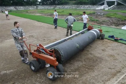 Технологія пристрою футбольного поля (покриття для спортивних майданчиків) Технологія пристрою футбольного поля