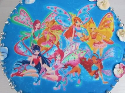 Торт з цукрової картинкою - тематика winx (i0twyewxy6xibz2av_nokr35cjk) Торт з цукрової картинкою - тематика winx