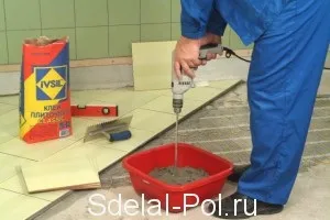 Укладання підлогової керамічної плитки на підлогу в передпокій своїми руками (передпокій) Укладання підлогової керамічної плитки на підлогу в передпокій своїми руками