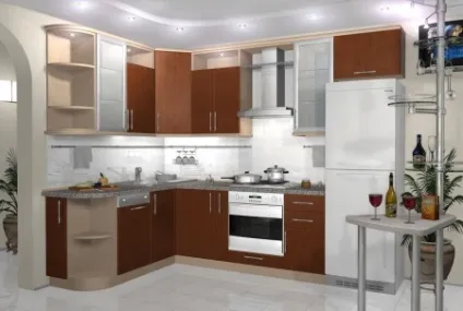 Кутовий шафа на кухню (61 фото) нижня і верхня кухонні модель для посуду своїми руками (посуду) Кутовий шафа на кухню (61 фото) нижня і верхня кухонні модель для посуду своїми руками