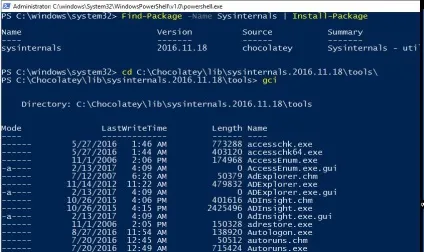 Встановлення програм за допомогою менеджера пакетів powershell, windows для системних адміністраторів
