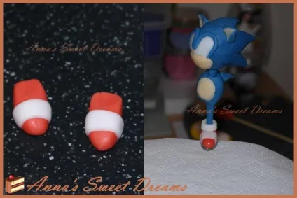 Урок 141 соник з мастики (гра sonic) (майстер класи по прикрасі тортів) Урок 141 соник з мастики (гра sonic)