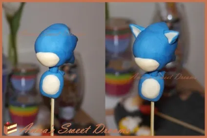 Урок 141 соник з мастики (гра sonic) (торт) Урок 141 соник з мастики (гра sonic)