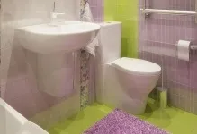 Ванна кімната в хрущовці дизайн і фото ремонту санвузла, поєднаний з раковиною і душовою кабіною (дизайн) Ванна кімната в хрущовці дизайн і фото ремонту санвузла, поєднаний з раковиною і душовою кабіною