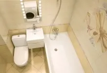 Ванна кімната в хрущовці дизайн і фото ремонту санвузла, поєднаний з раковиною і душовою кабіною (дизайн) Ванна кімната в хрущовці дизайн і фото ремонту санвузла, поєднаний з раковиною і душовою кабіною