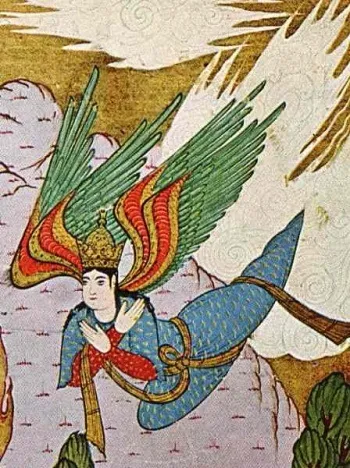 Великий ангел Джабраїл (а (є чотири тисячі чоловік) Великий ангел Джабраїл (а