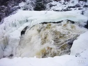 Водоспад Кивач на мапі