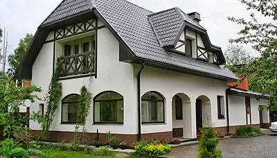Зовнішня обробка каркасного будинку обшивка фасаду штукатуркою, вибір матеріалів, відео та фото (каркасного) Зовнішня обробка каркасного будинку обшивка фасаду штукатуркою, вибір матеріалів, відео та фото