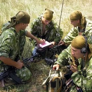 У розвідці