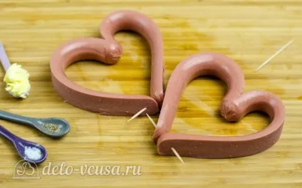 Яєчня серце рецепт з фото - покрокове приготування яєчні серце в сосиску (яєчня в сосиску серце) Яєчня серце рецепт з фото - покрокове приготування яєчні серце в сосиску