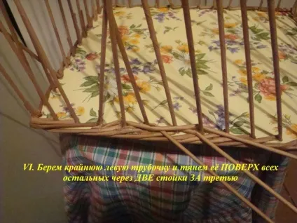 Загинання краю у плетених виробів (загинання) Загинання краю у плетених виробів