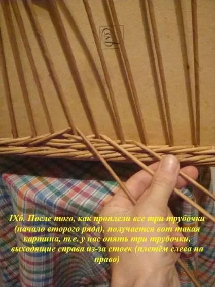 Загинання краю у плетених виробів (загинання) Загинання краю у плетених виробів