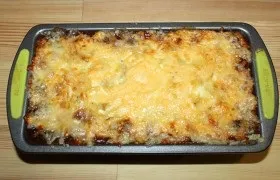 Запіканка з фаршу з грибами і картоплею - рецепт з фото (фаршу) Запіканка з фаршу з грибами і картоплею - рецепт з фото