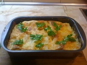 Лазанья з куркою і печерицями покроковий рецепт з фотографіями (печерицями) Лазанья з куркою і печерицями покроковий рецепт з фотографіями
