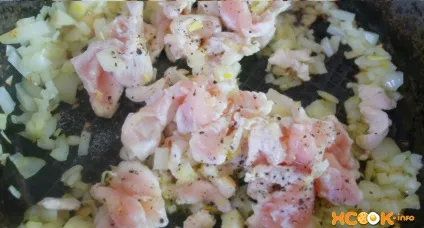 Лазанья з куркою і печерицями - рецепт з фото, як приготувати (лазіння) Лазанья з куркою і печерицями - рецепт з фото, як приготувати