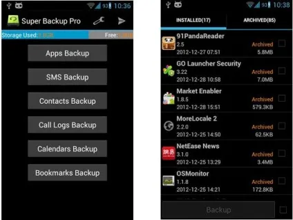 10 Кращих бекап-додатків для android, огляд