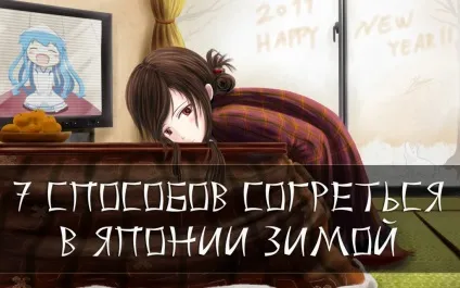 7 Способів зігрітися в Японії взимку, японську мову онлайн (зима в Японії) 7 Способів зігрітися в Японії взимку, японську мову онлайн