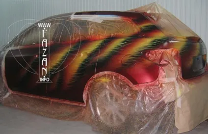 Аерографія на авто, малюнки на авто для вас (авто) Аерографія на авто, малюнки на авто для вас