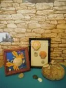 Аплікація з крупи і черепашок своїми руками для дитячого саду (світла) Аплікація з крупи і черепашок своїми руками для дитячого садка