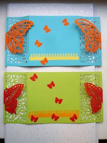 Ажурні листівки-метелики - домашній hand-made (листівки-метелики) Ажурні листівки-метелики - домашній hand-made