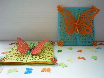 Ажурні листівки-метелики - домашній hand-made (листівки-метелики) Ажурні листівки-метелики - домашній hand-made