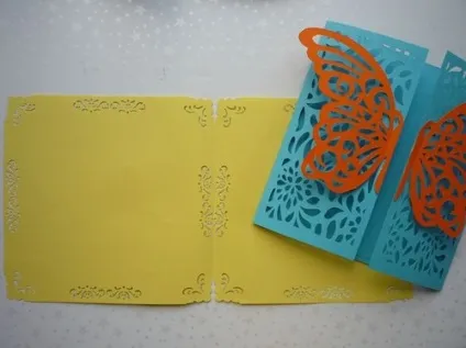 Ажурні листівки-метелики - домашній hand-made (листівки-метелики) Ажурні листівки-метелики - домашній hand-made