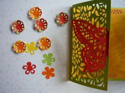 Ажурні листівки-метелики - домашній hand-made (листівки-метелики) Ажурні листівки-метелики - домашній hand-made