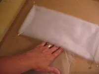 Банти з органзи своїми руками (кінці з'єднувального відрізка) Банти з органзи своїми руками