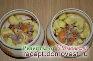 Баранина з картоплею в горщику - рецепти від домовеста (час) Баранина з картоплею в горщику - рецепти від домовеста