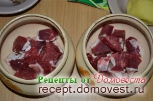 Баранина з картоплею в горщику - рецепти від домовеста (готування) Баранина з картоплею в горщику - рецепти від домовеста