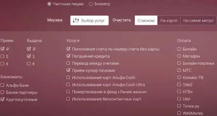 Банкомати альфа банку (альфа) Банкомати альфа банку
