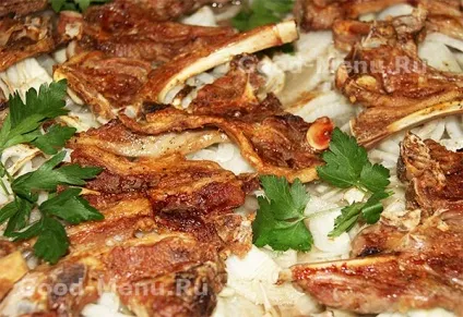 Баранячі реберця в духовці - рецепт з покроковими фото