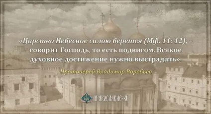 Без подвигу духовного життя немає »